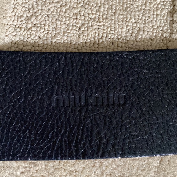 Miu Miu black leather  belt - Picture 12 of 12